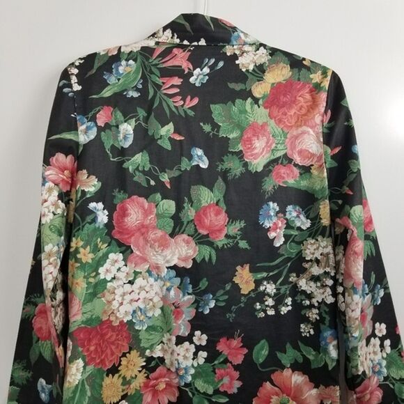 Vintage  Floral Blazer by Willow Ridge size 6 - Picture 9 of 12